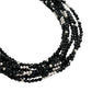 Sterling Silver Faceted Gemstone Beaded Anklets