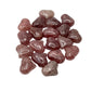 Pink Aventurine Puffy Hearts