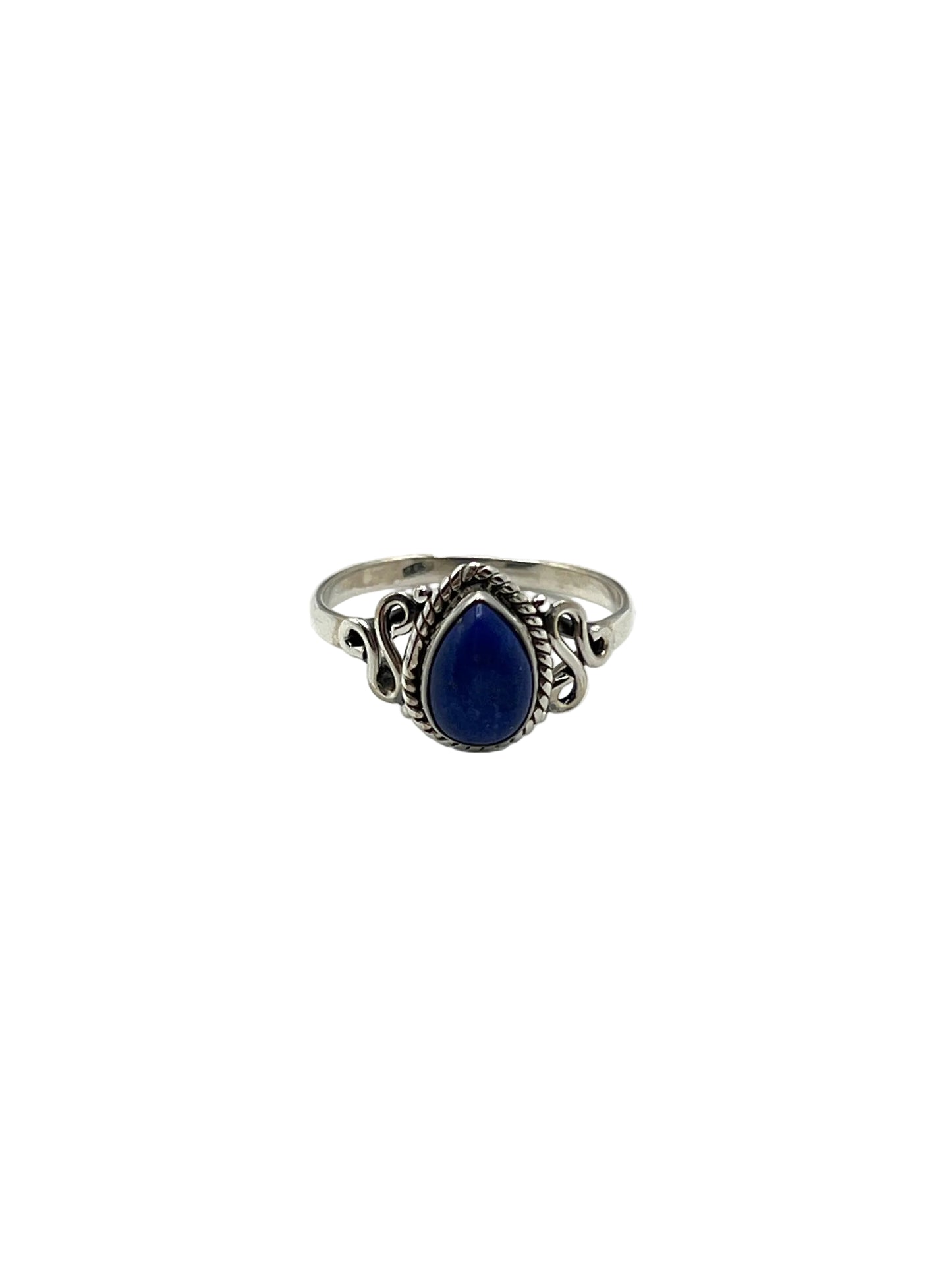 Teardrop Lapis Lazuli Ring