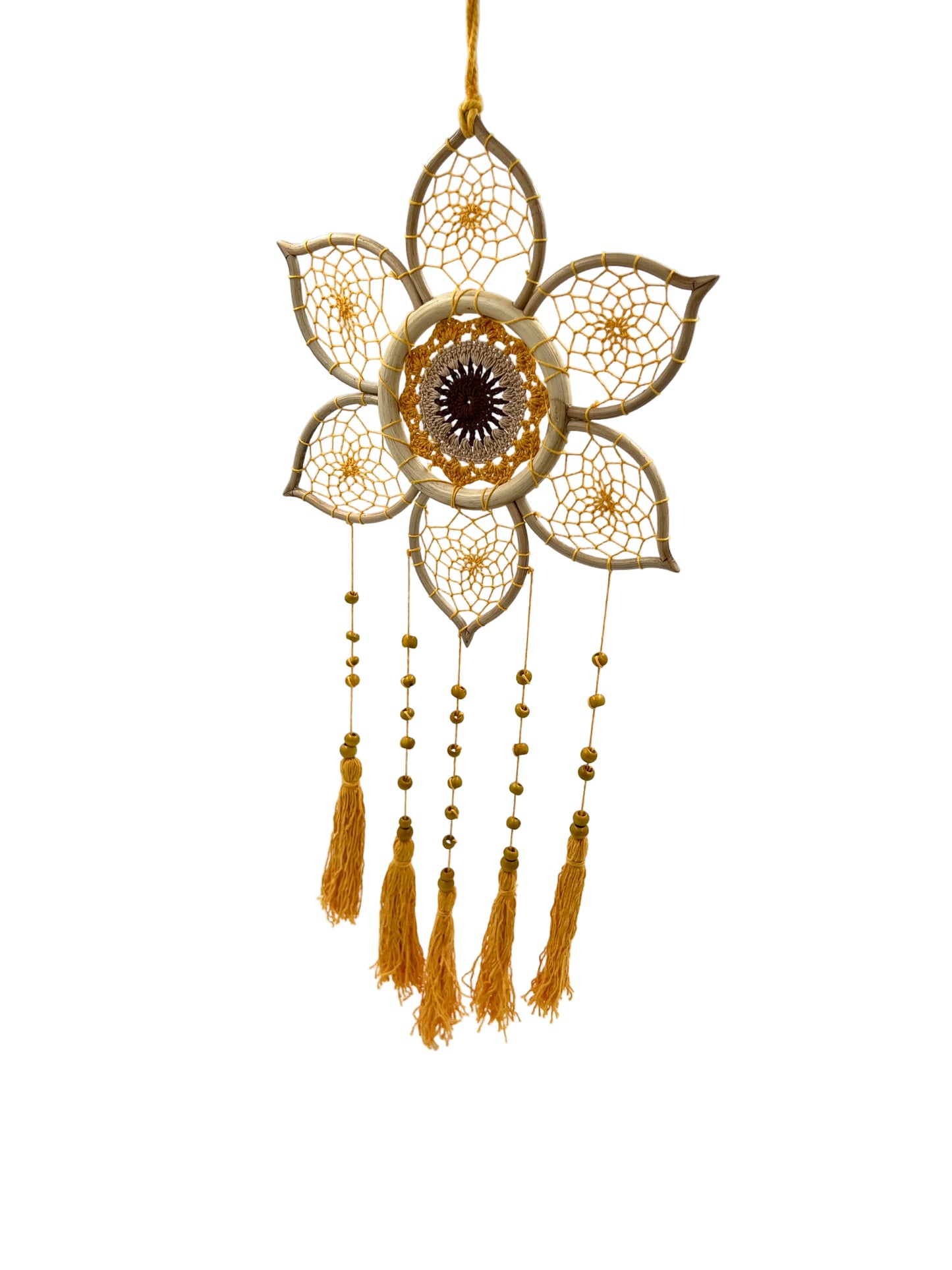Yellow Lotus Dream Catcher