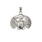 Silver Flying Scarab Pendants