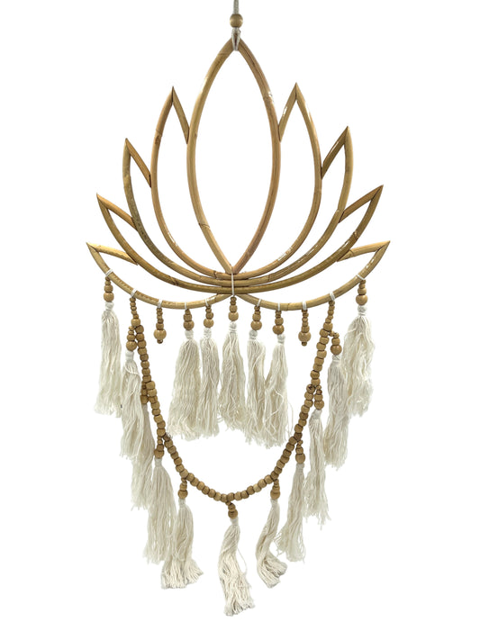 Beaded Lotus Dream Catcher