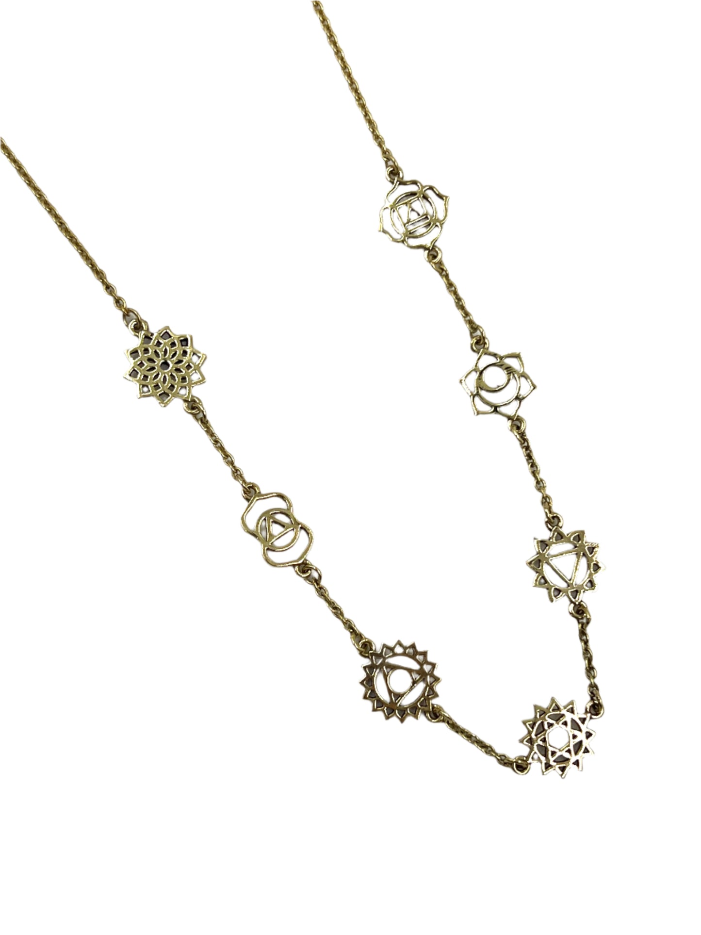 Chakra Brass Necklace