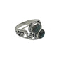 Sterling Silver Labradorite Twist Swirl Rings