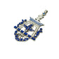 Silver Scarab Temple Pendants