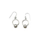 Cicle Gemstone Earrings