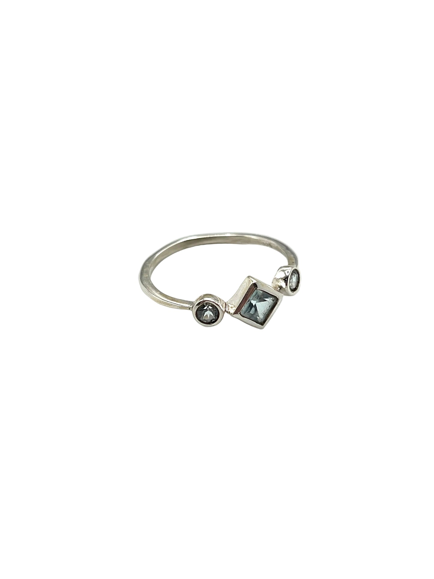 Square Gemstone Rings