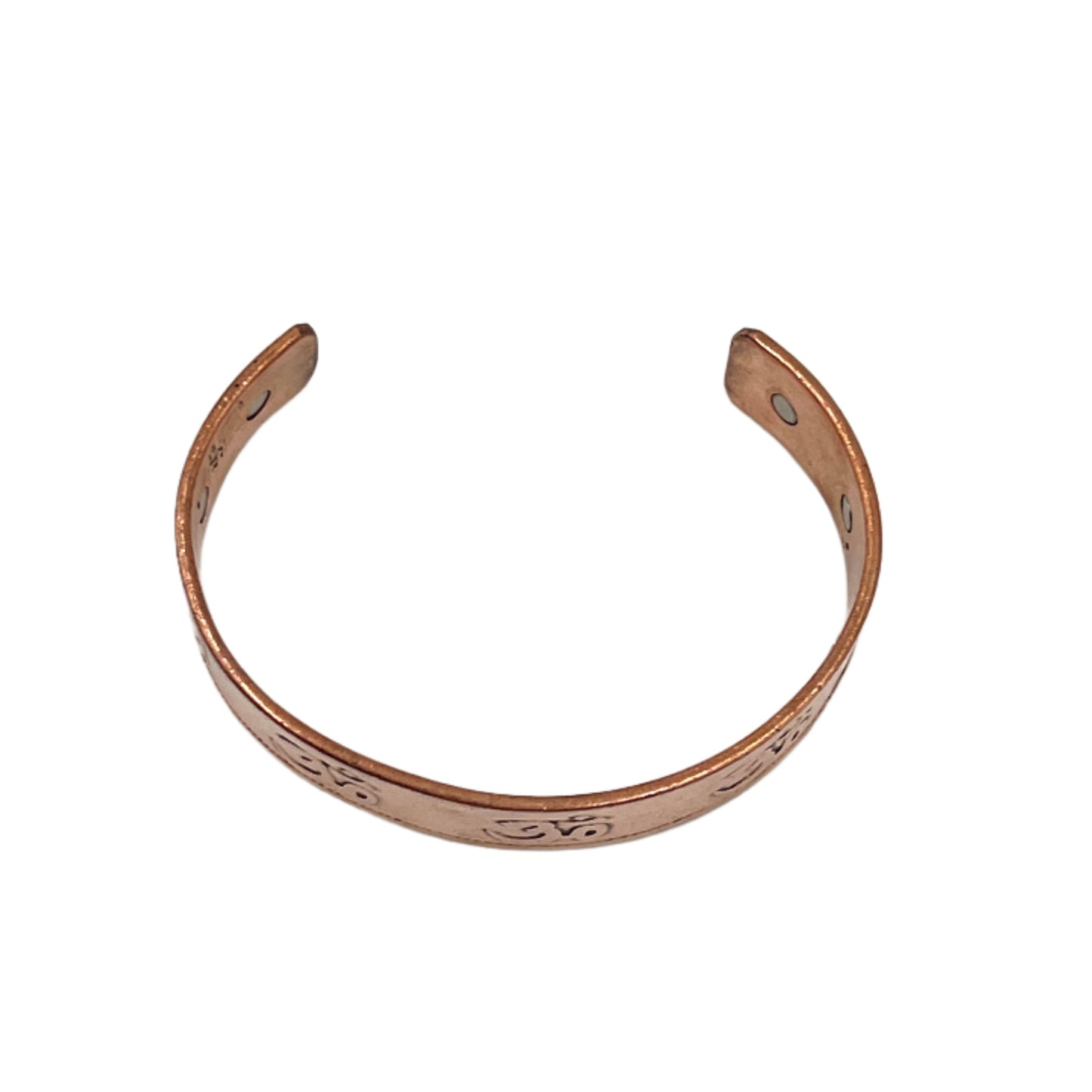 Om Copper Magnetic Bracelet