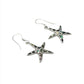 Sterling Silver Shell Starfish Earrings