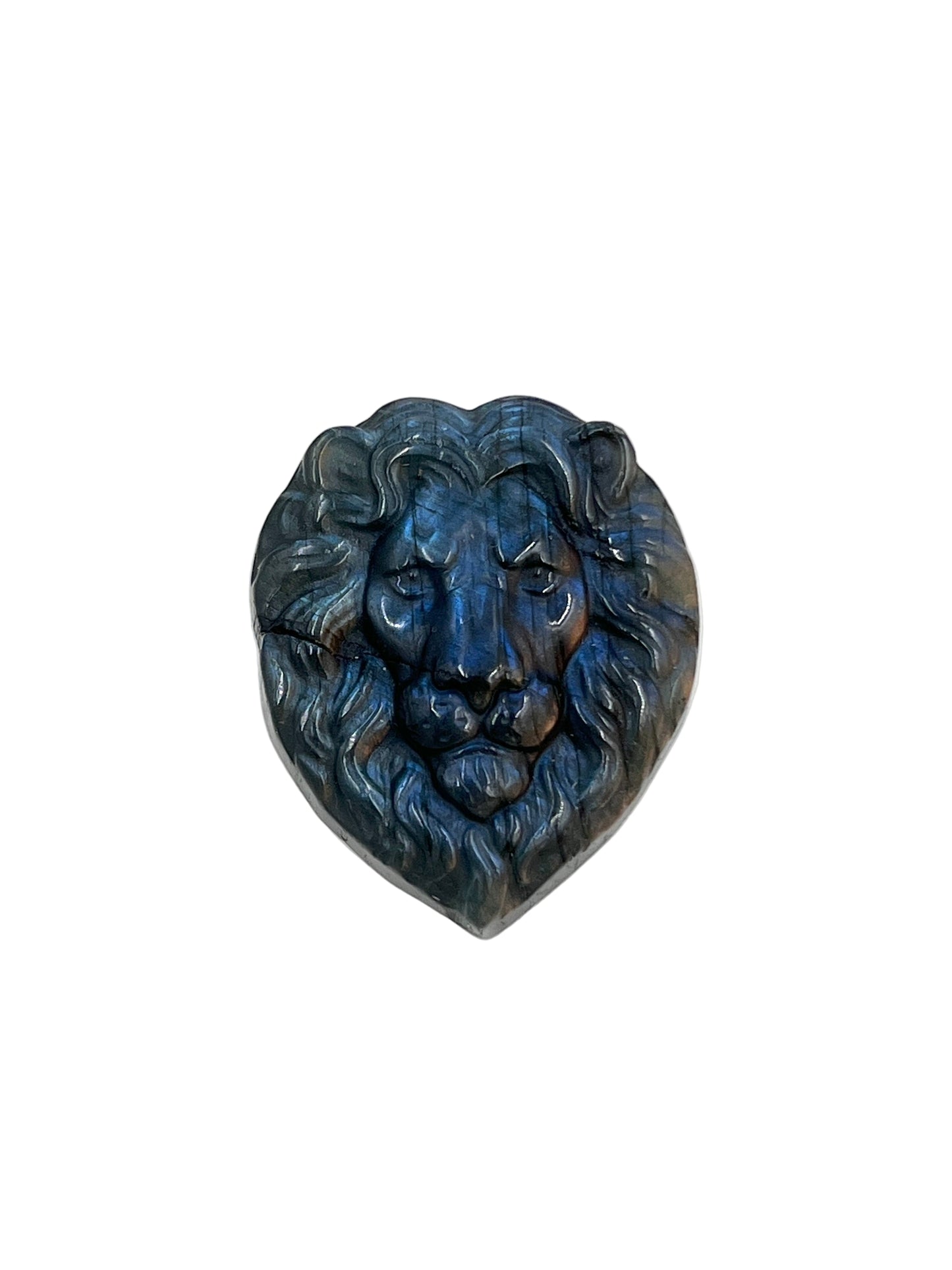 Labradorite Lion Carving