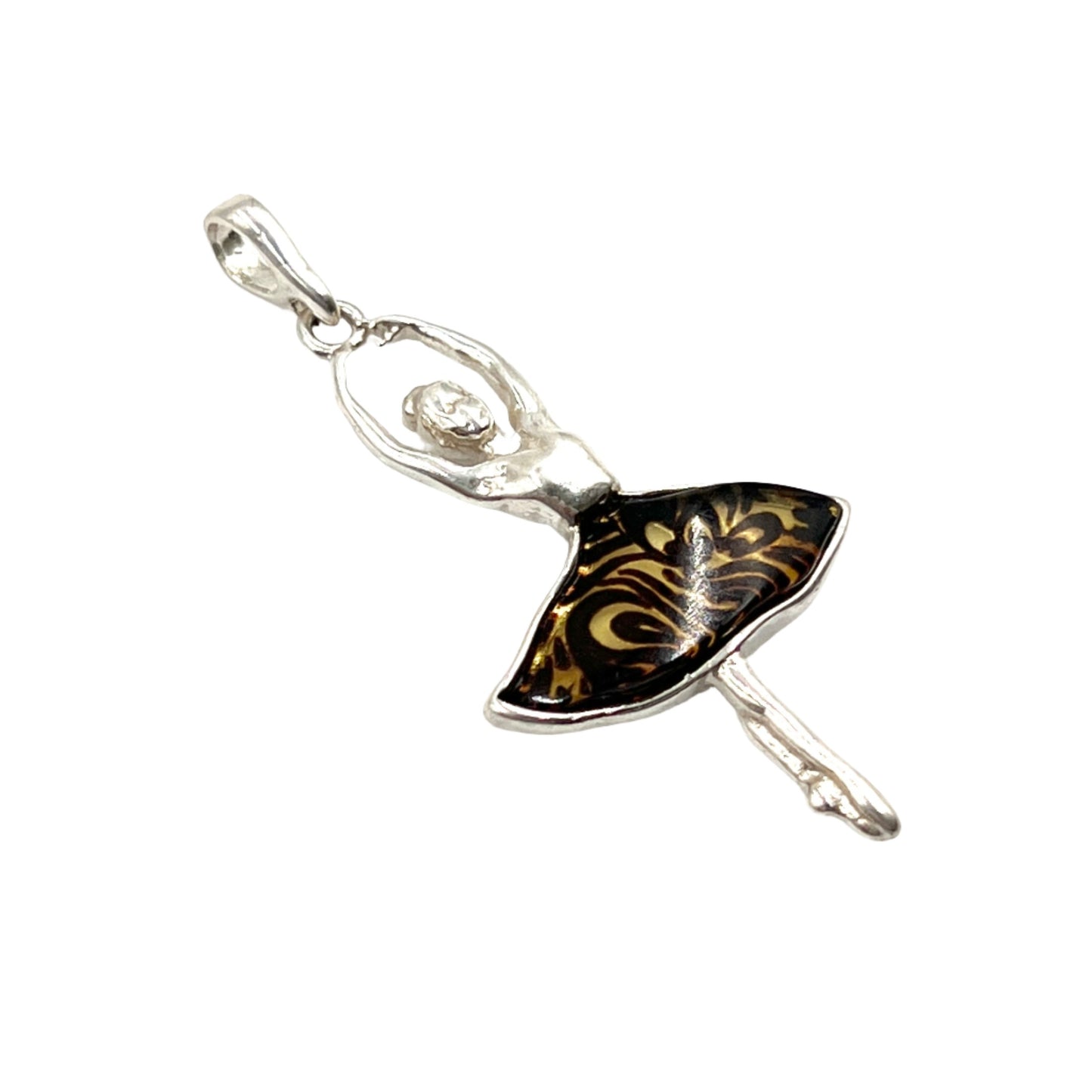 Amber Ballerina Pendant