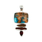 Spiny Oyster Shell Turquoise Pendants
