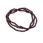 Faceted Ruby Stretchy Bracelets