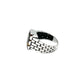 Silver Zultanite Brick Ring