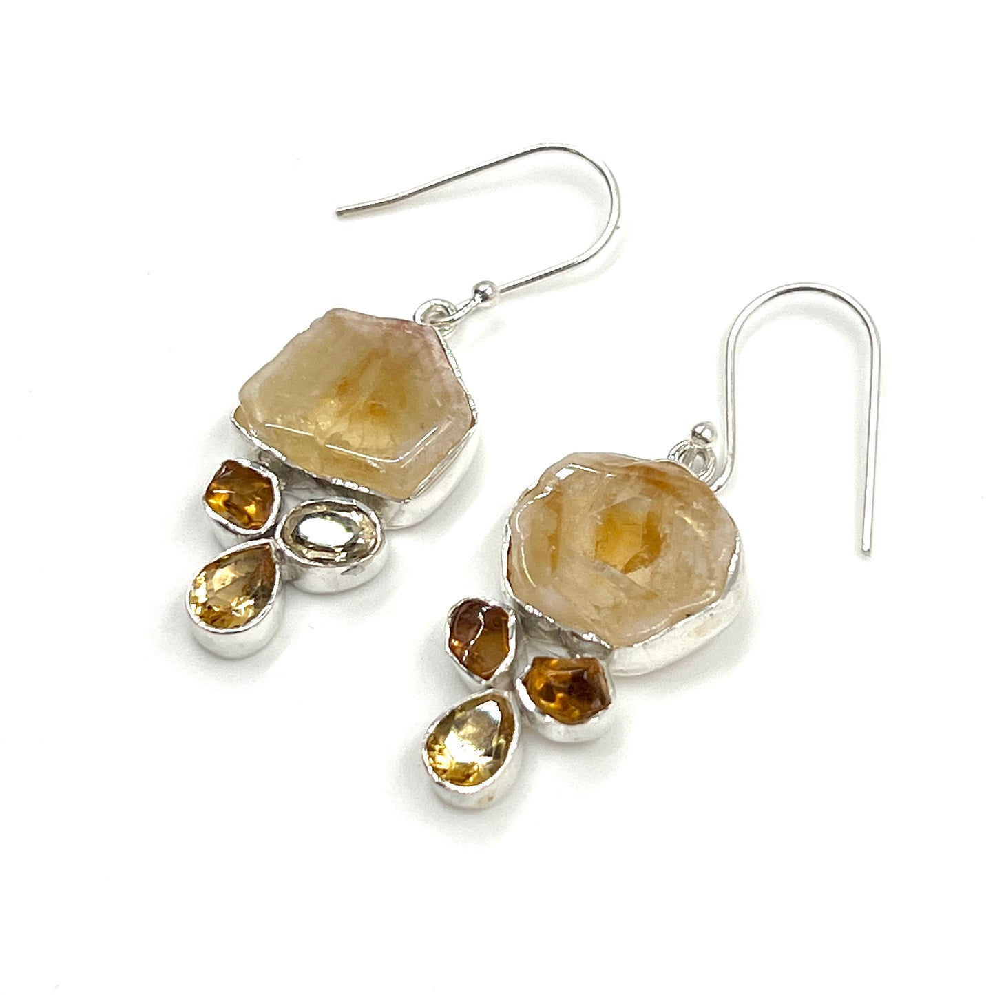 Sterling Silver Citrine Earrings