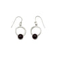 Cicle Gemstone Earrings