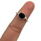 Faceted Oval Gemstone Ring