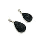 Tektite Teardrop Pendants