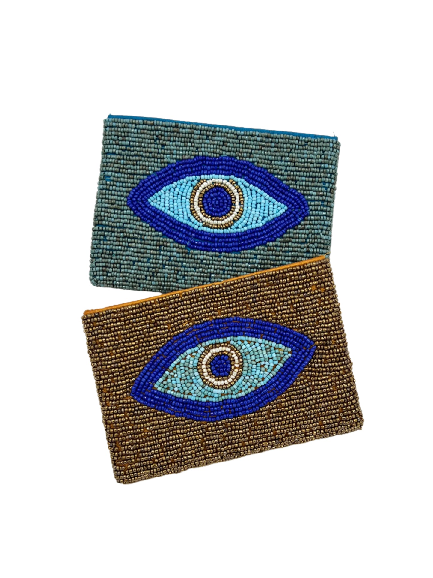 Beaded Evil Eye Coin Purse