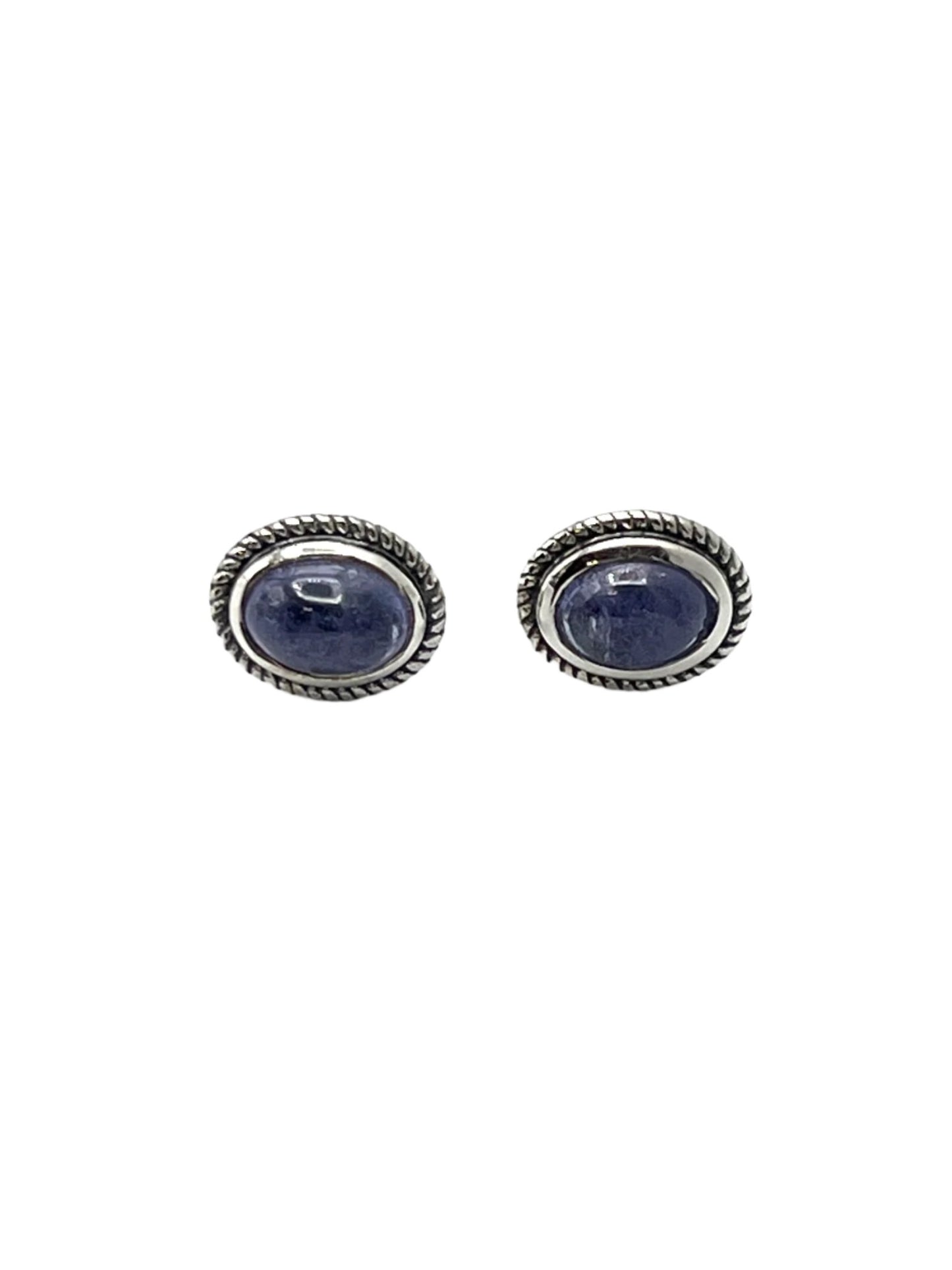 Sterling Silver Tanzanite Studs