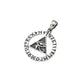Silver Eye of Horus Pyramid Pendant