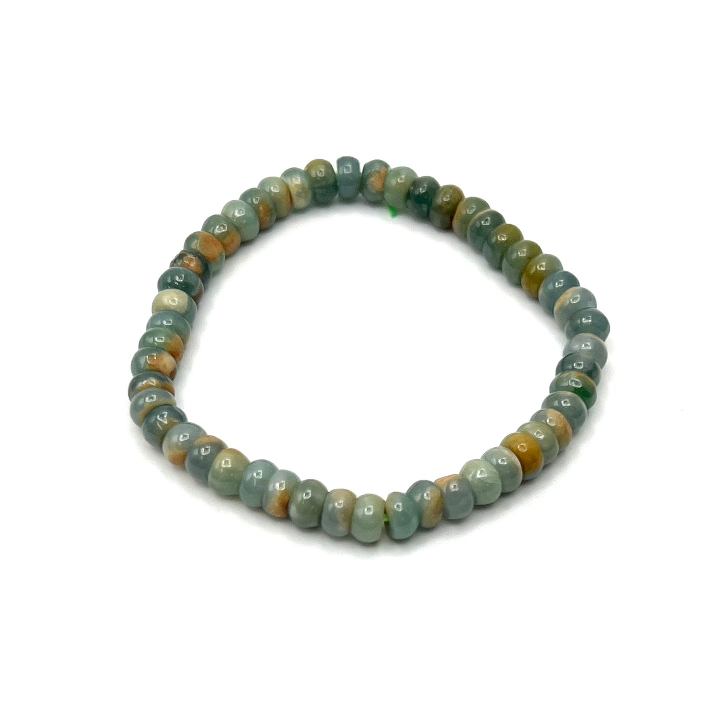 Jade Tube Stretchy Bracelet