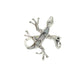 Sterling Silver Shell Lizard Ring
