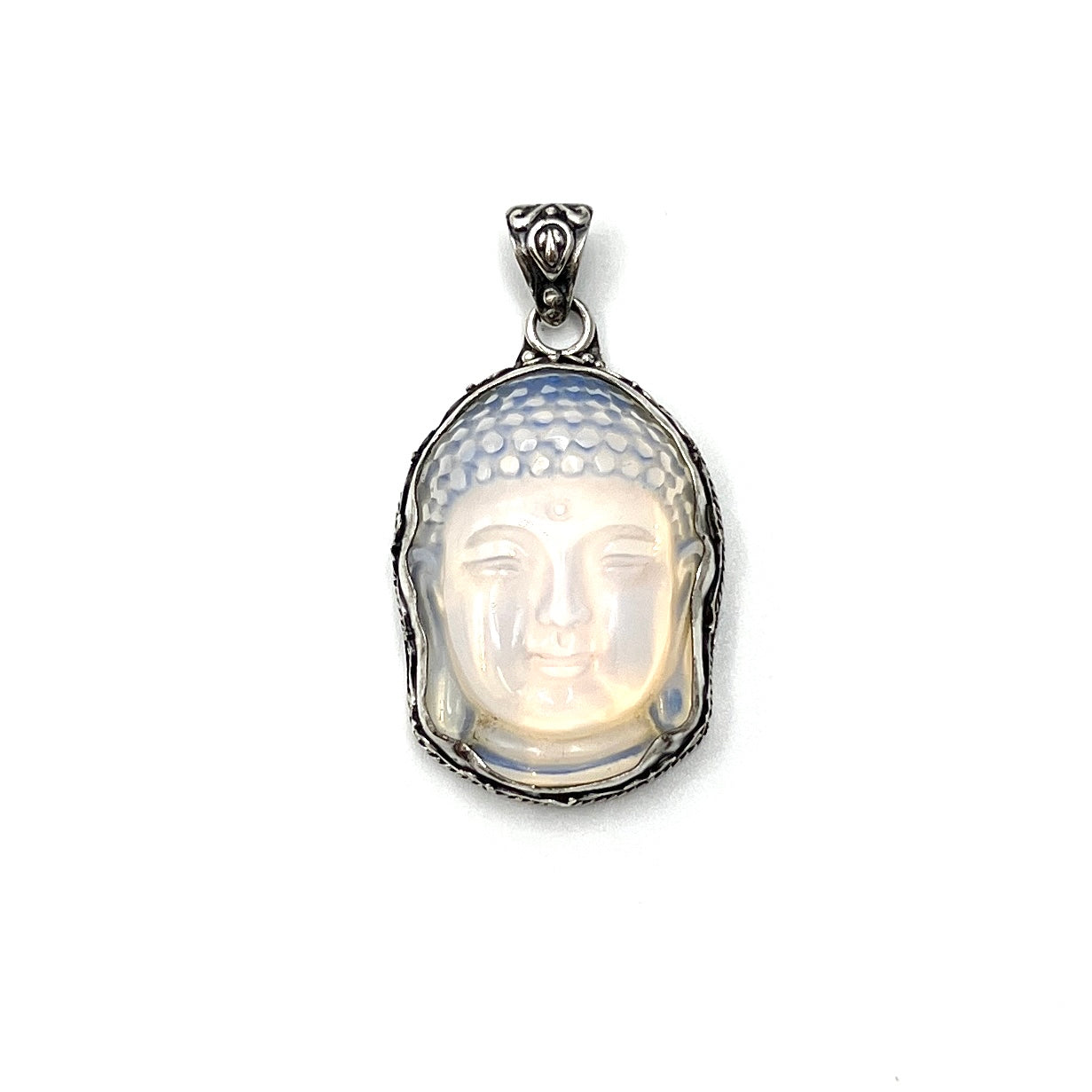 Opalite Buddha Head Pendant