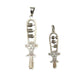 Silver Sistrum Goddess Pendants