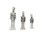 Silver Djed Pendants