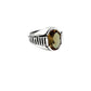 Silver Zultanite Oval Side Etched Ring