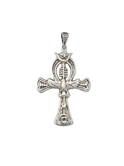 Silver Eye of Horus Ankh Pendants