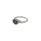 Faceted Oval Gemstone Ring