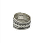 Sterling Silver Flat Braided Ring