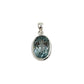 Oval Blue Topaz Pendants