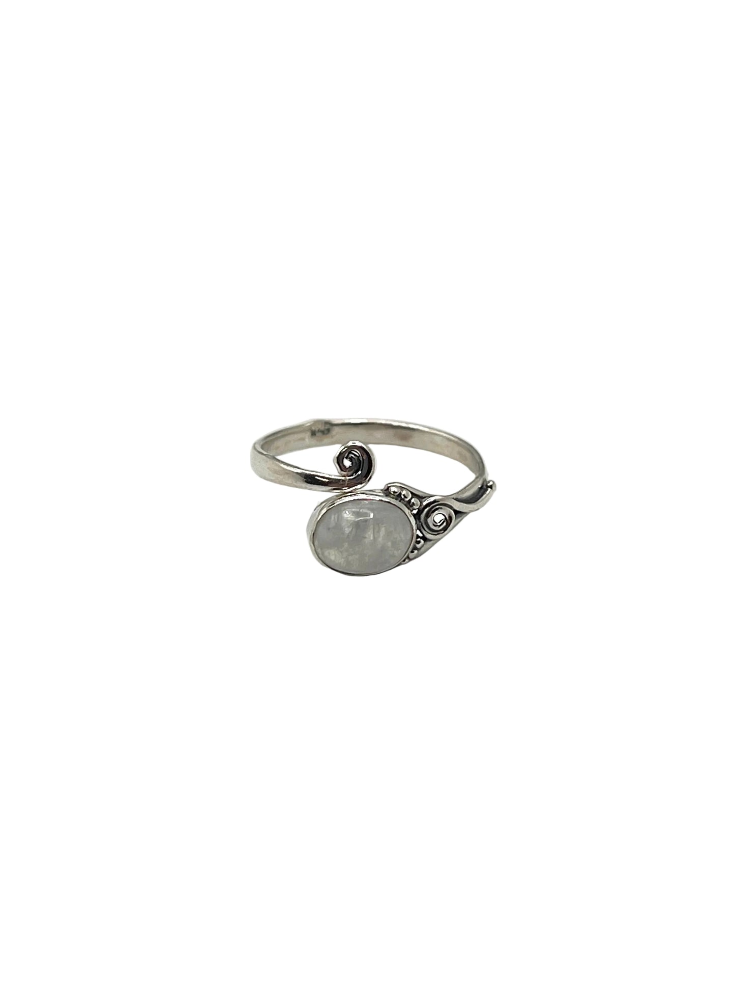 Swirl Gemstone Wrap Rings