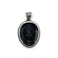 Black Obsidian Buddha Pendants