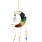 Crystal Crescent Moon Sun Catcher