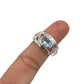 Oval Blue Topaz Ring