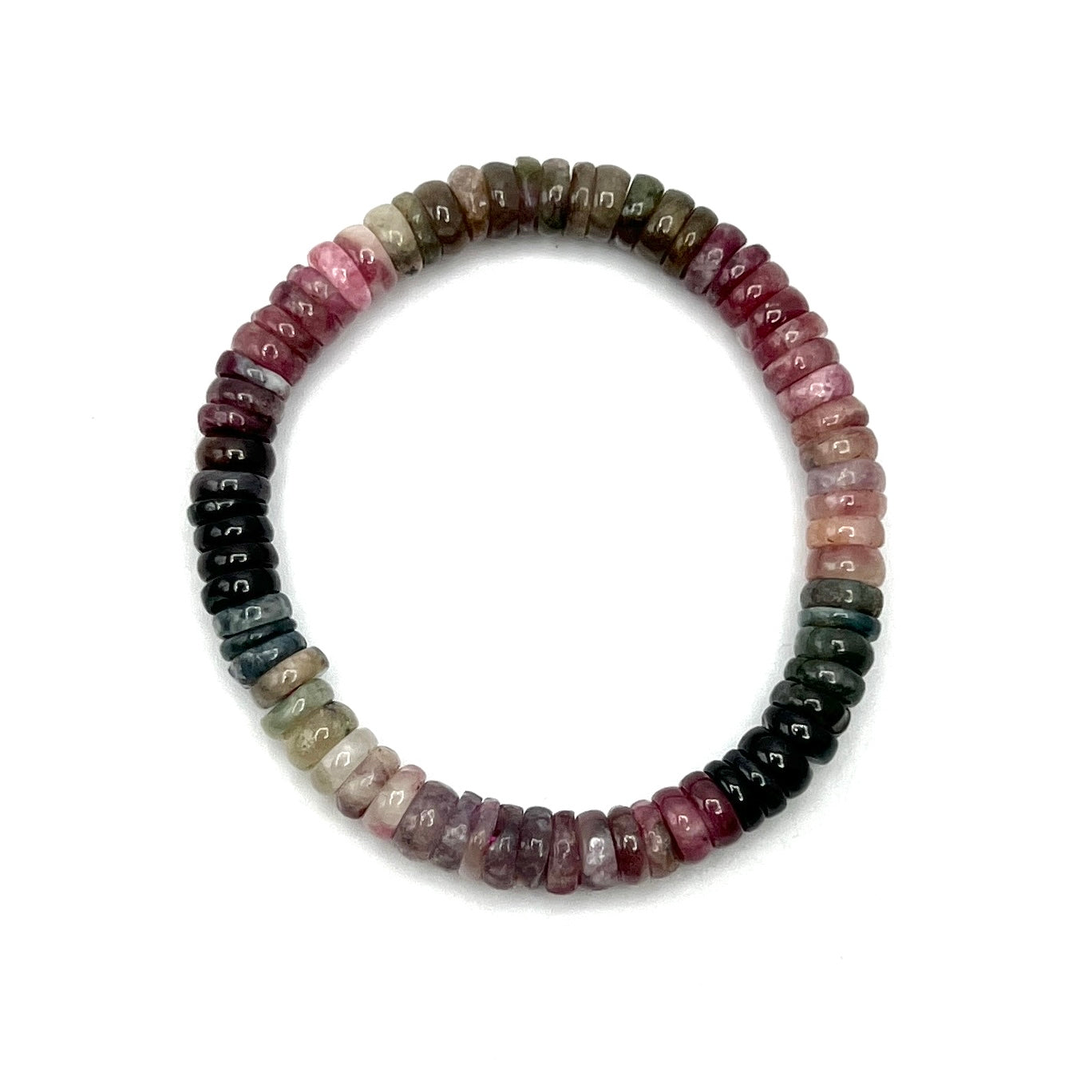 Rainbow Tourmaline Stretchy Bracelets