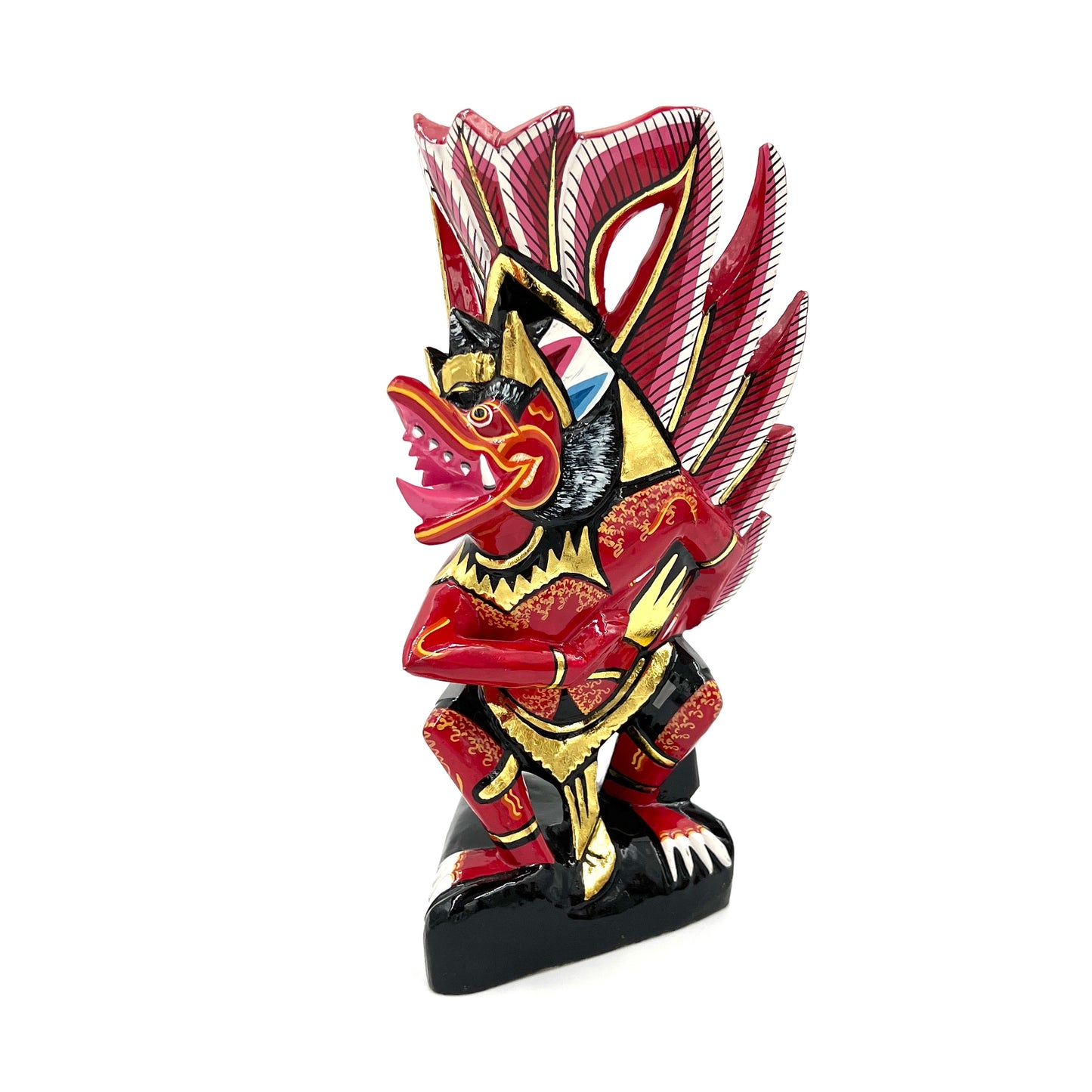 Hand Carved & Painted Garuda Statues