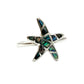 Sterling Silver Abalone Starfish Ring