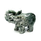 Moss Agate Elephants