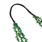 Hand Knotted Chip Green Turquoise Necklace