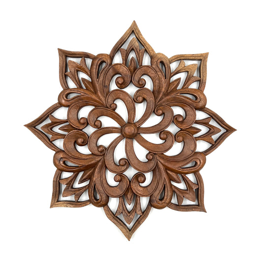 Star Flower Panel Carving