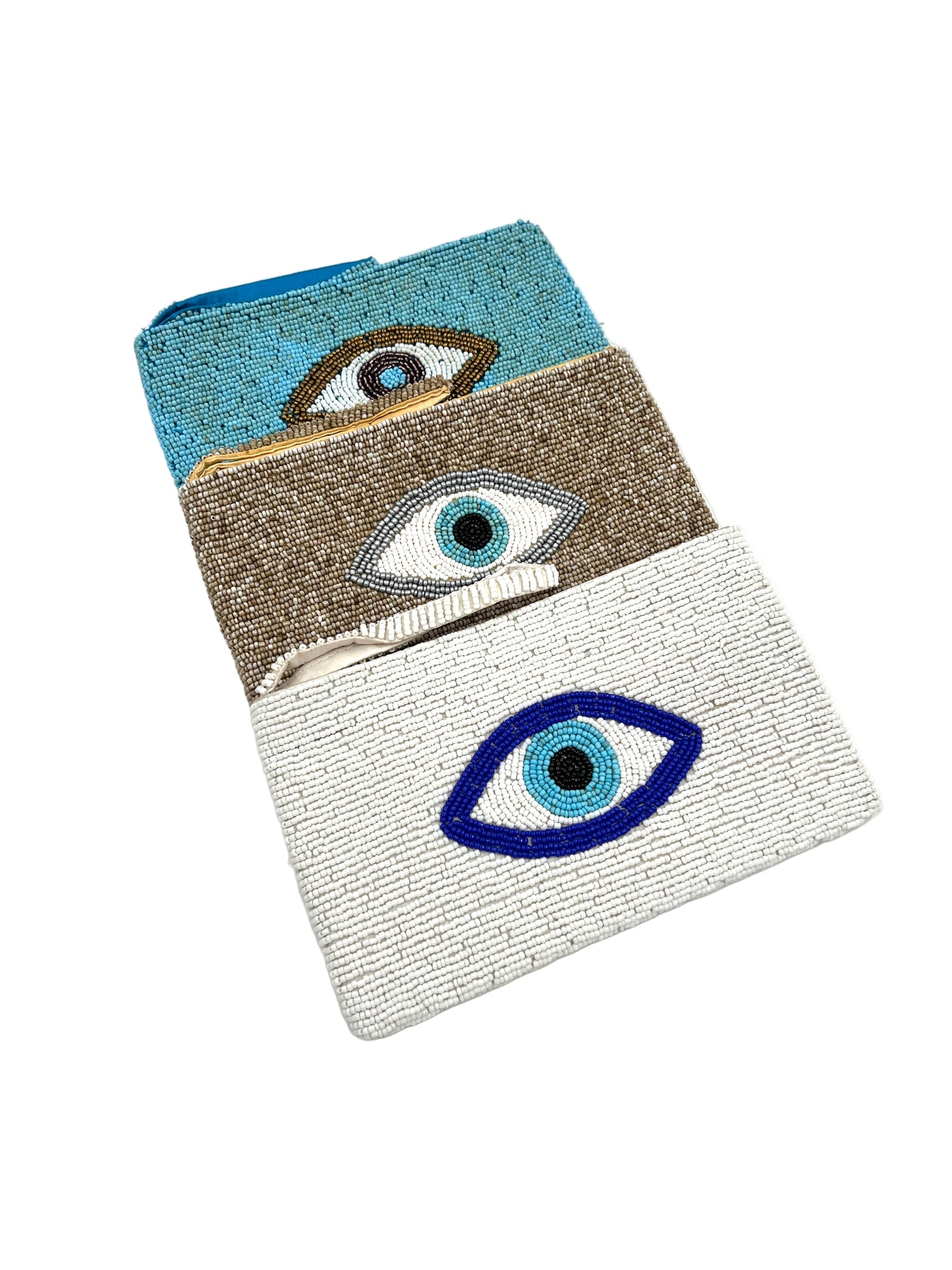Beaded Evil Eye Purses