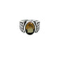 Silver Zultanite Celtic Ring