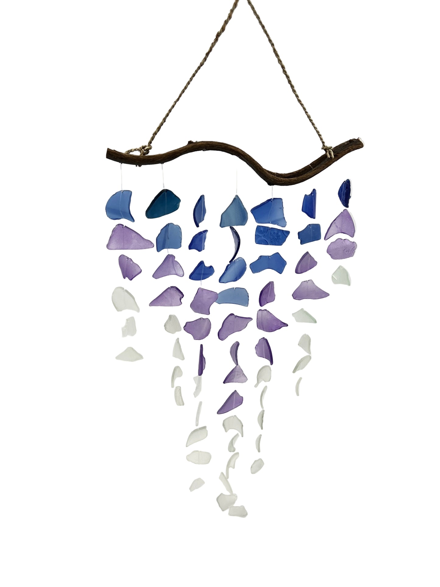 Purple Glass Wind Chime