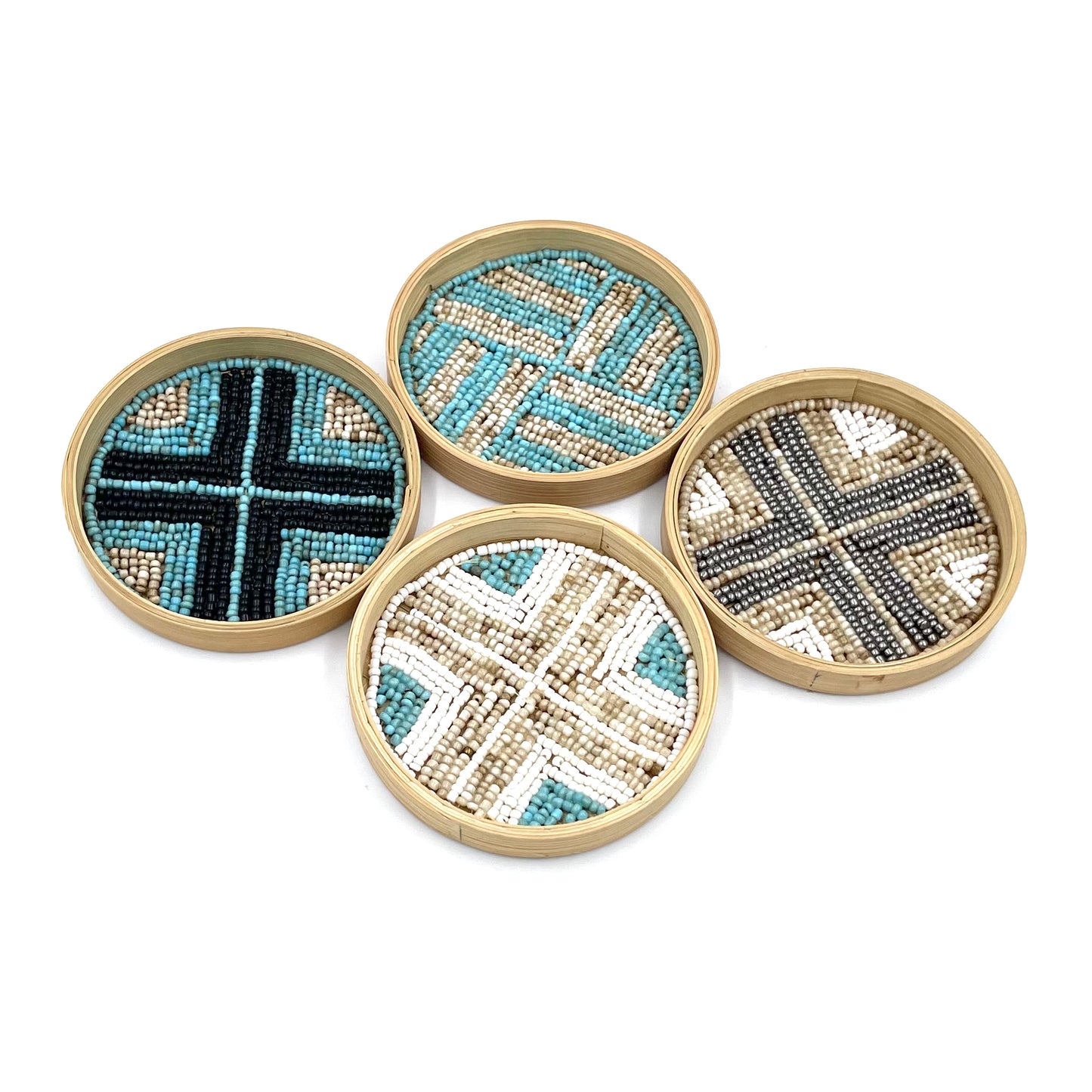 Bali Beaded Circle Coasters