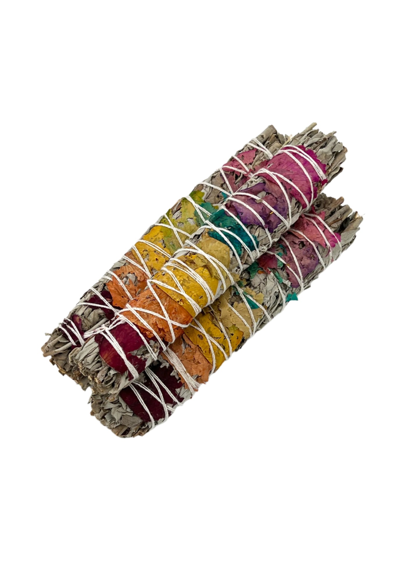 6" Chakra Rose Sage Bundle